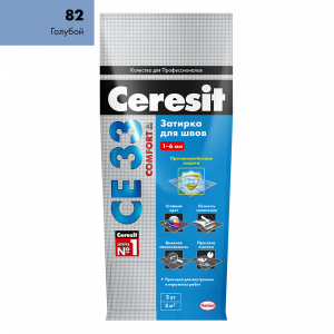 CERESIT CE33 затирка для швов Голубой  2 кг./12  2092750