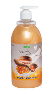 KIPNI крем-мыло жидк.унив. 0,9л с доз. Лесной мед/20