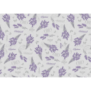 Клеенка с ПВХ покрытием  1,35м*25м 644/15 лаванда ЭТЮД