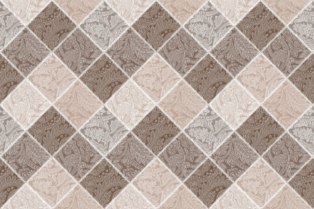 Клеенка неткан.основа с ПВХ покрытием  1,35м*20м 619/2  ромбы кор-бежМАЖОР