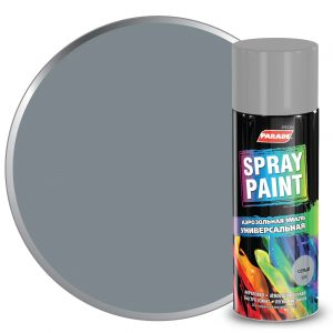 PARADE SPRAY PAINT Эмаль аэрозольная 335 серый/12	 РАСПРОДАЖА