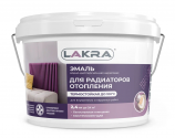 ЛАКРА эмаль акриловая  для Радиаторов белая гл. 2.4 кг. /4/24/144