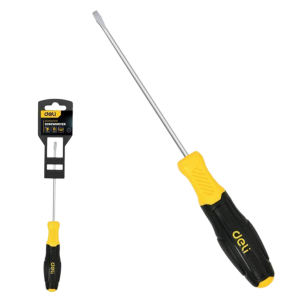 Отвертка шлицевая 8х250мм сталь двухк.рукоятка 183560 Deli DL6382501N