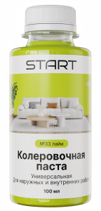 СТАРТ кол. паста унив. №33 лайм 100 мл./6 (36)