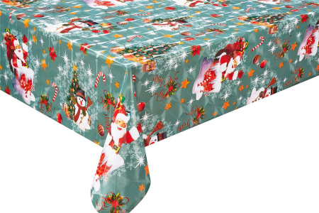 Клеенка CHRISTMAS TIME на нетканой основе 0,30мм*1,4м*20м+40г/м2	/WF-5005C			