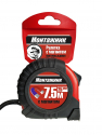 Рулетка с магнитом  7,5м х 25мм 6/60  601725 Монтажник