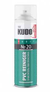 KUDO Очиститель для ПВХ №20 PVC REINIGER, 650 мл аэроз/12