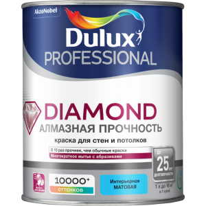 Dulux PROF DIAMOND MATT bs BC  0.9 л. краска матовая 5183582/ 5717528