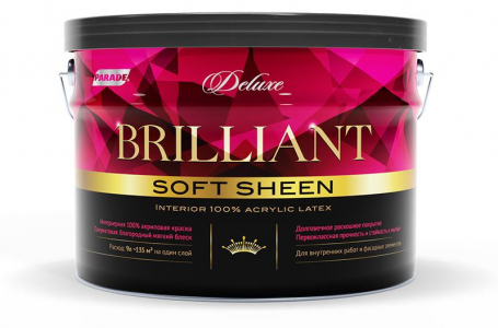 PARADE DELUXE Brilliant soft sheen База А  9л Краска интерьерная 