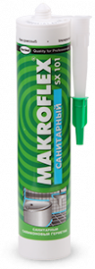 Makroflex SX101 герметик санитарный  прозрачный 290 мл./12  2670560***