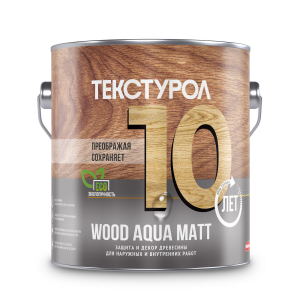 Текстурол WOOD AQUA MATT д/з ср-во на вод.основе тик  2,5л Л-С