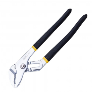 Клещи переставные 200мм, диапазон 5-35мм прорезиненная рукоятка 133391 Del DL2608