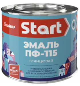 СТАРТ эмаль ПФ-115 салатный 6 кг. /3 РАСПРОДАЖА
