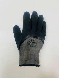 Перчатки №KPDP10 утепленные акриловые с рифл.латексным покрытием СЕРЫЕ до -25 /240