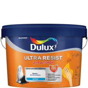 Dulux ULTRA RESIST для Детской BW  2,5 л.  мат. 5239223 / 5757454