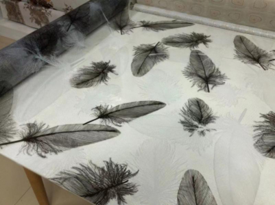 Гибкое стекло с рисунком толщ.0,6мм*0,6м*20м  5075