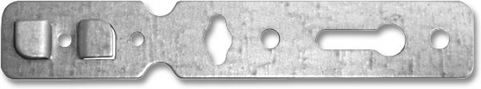 Анкерная пластина КВЕ неповорот. 150 мм (58 серия 1,2мм)  (200 шт/уп.)