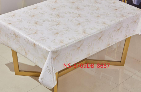 Клеенка Imperio Charm на ткани гладкая с легким тиснен 0,35мм*1,37м*20м/NS-8709DB-8667