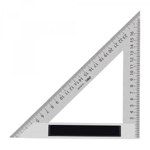 Линейка треугольная стальная 200мм  104521 Deli DL303200