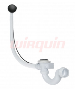 Слив-перелив чёрн.прот.типа с внеш.тросиком, L700 (40-40/50) 30987152/24 