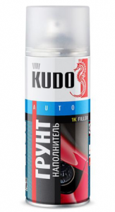 KUDO Грунт-наполнитель акрил.1К черный аэрозоль ,520 ml. /12 KU-2203 под заказ