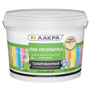 ЛАКРА лак ВД тонированный Сосна 10 кг. 
