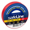 Изолента ПВХ 15мм х20м красный 10/200 Safelina