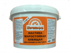 Мастика жаростойкая клеящая для печей и каминов 4кг/4