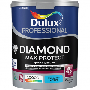 Dulux Pro Diamond Max Protect BC  4,5 л. краска матовая 5834291