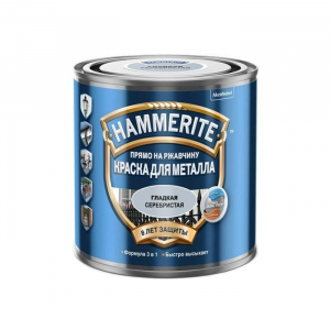 Hammerite краска Гладкая Серебристая RAL 9006  5 л 5094056