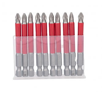 Биты PH2  50мм (10 шт) сталь S2 ACR магнит /20/100  410250  Quadro Torsion