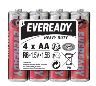 Эвереди АА пленка 4шт HD батарейки /12 E301155500