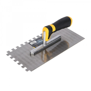 Кельма зубчатая прямоугольная 280х130мм зуб 10*10 сталь  123686 DL509312