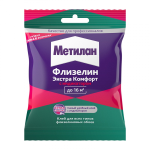 Метилан Флизелин Экстра Комфорт клей д/обоев с индикатором 90г/24 3000300 РАСПРОДАЖА