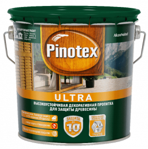 Pinotex ULTRA пропитка Белый 2,7л. ЛАЗУРЬ 5197564-5353810