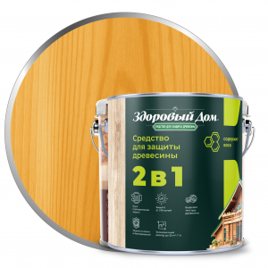 ЛАКРА Здоровый Дом 2в1 Сосна  2,7л д/защ.средство  /4