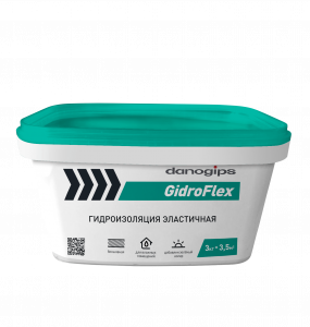 Danogips GidroFlex гидроизоляция эластичная 3 кг (63) РАСПРОДАЖА