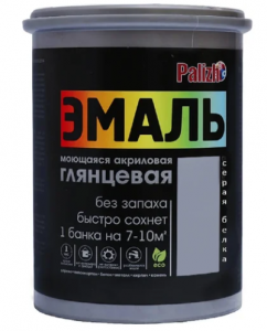 Палиж эмаль акр. глянцевая №610 серая белка RAL 7000 1кг/ 6 НОВИНКА