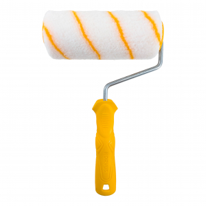 Валик  с ручкой Полиэстер 10х150х40мм D6мм желт.нить /16  0201133  Korvus