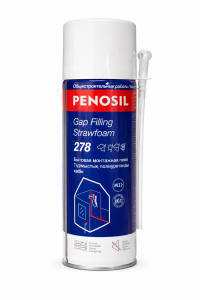 PENOSIL (Premium) Gap Filling Strawfoam 278 пена монт.быт.  300ml/12/156/1092 A1630Z