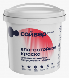 Сайвер Краска ВЛАГОСТОЙКАЯ  2,1л (3кг) /4