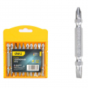 Набор двухсторонних бит SL6/РН2х65мм 10шт сталь S2 183621 Deli DL6904