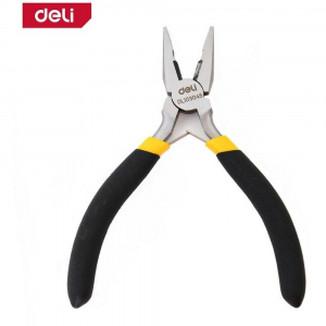 Мини-плоскогубцы 115мм, прорезиненная рукоятка 179493 Deli DL103045