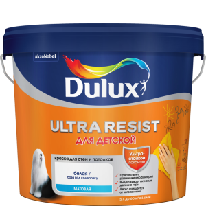 Dulux ULTRA RESIST для Детской BW  5 л.  мат. 5239224 / 5757447
