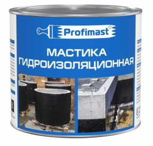 PROFIMAST Мастика гидроизоляционная  ТУ 2л/1,8кг/кр.в  /300