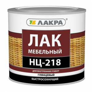ЛАКРА НЦ-218 лак гл.1,7 кг./6