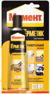 МОМЕНТ герметик Универсальный силиконовый Прозрачный 70 ml./24  3002434