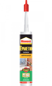 МОМЕНТ герметик Нейтральный силиконовый Белый 280 ml./12 2665906 РАСПРОДАЖА
