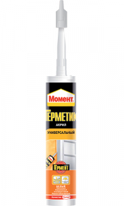 МОМЕНТ герметик Акриловый морозостойкий Белый 420 г./12  1358681 РАСПРОДАЖА