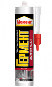 ГЕРМЕНТ герметик Универсальный силиконовый Белый 280 ml./12  2048977***